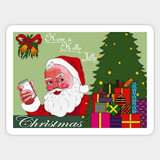 Holly Jolly Christmas Sticker